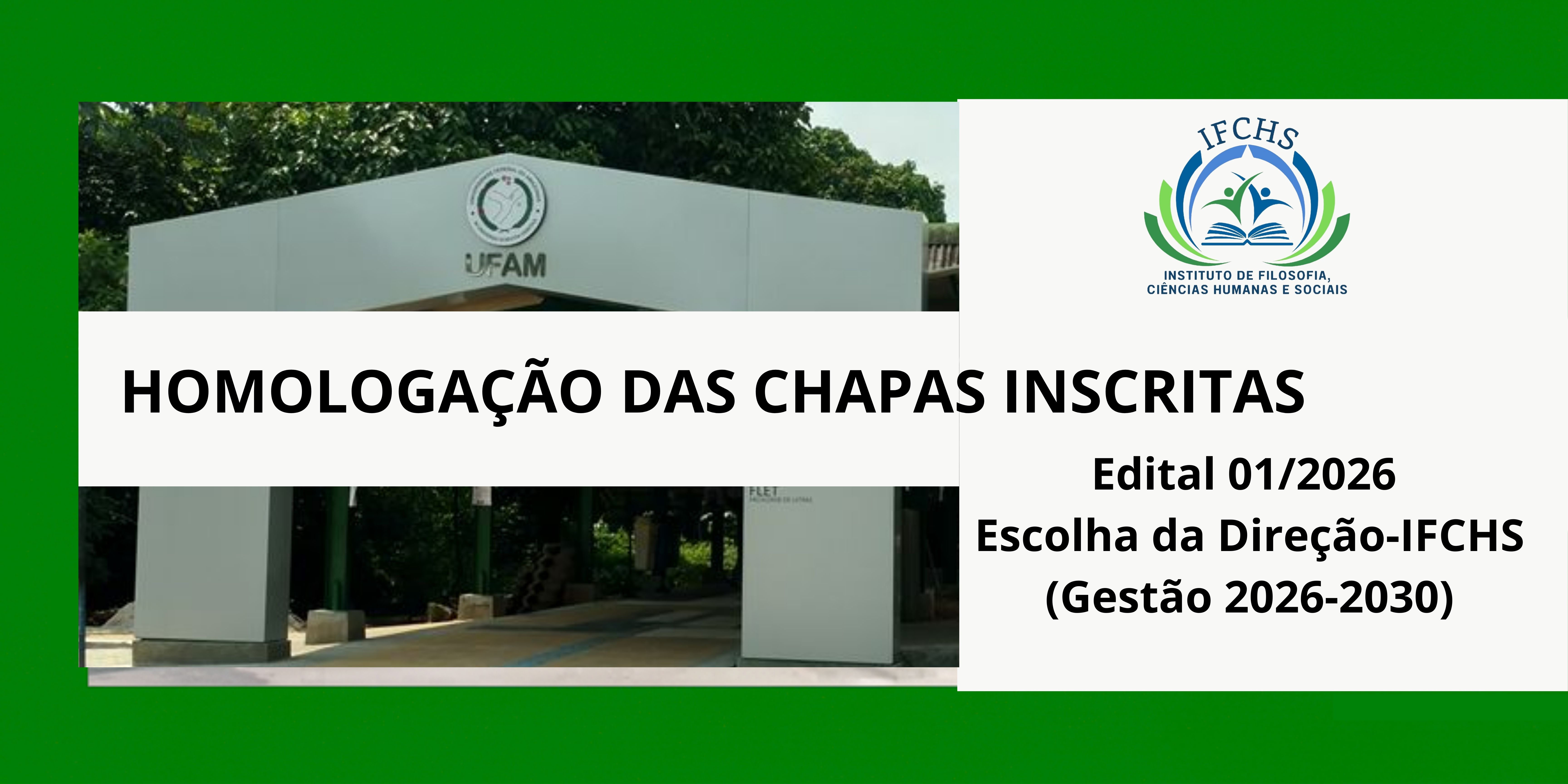 HOMOLOGAÇÃO DAS CHAPAS INSCRITAS