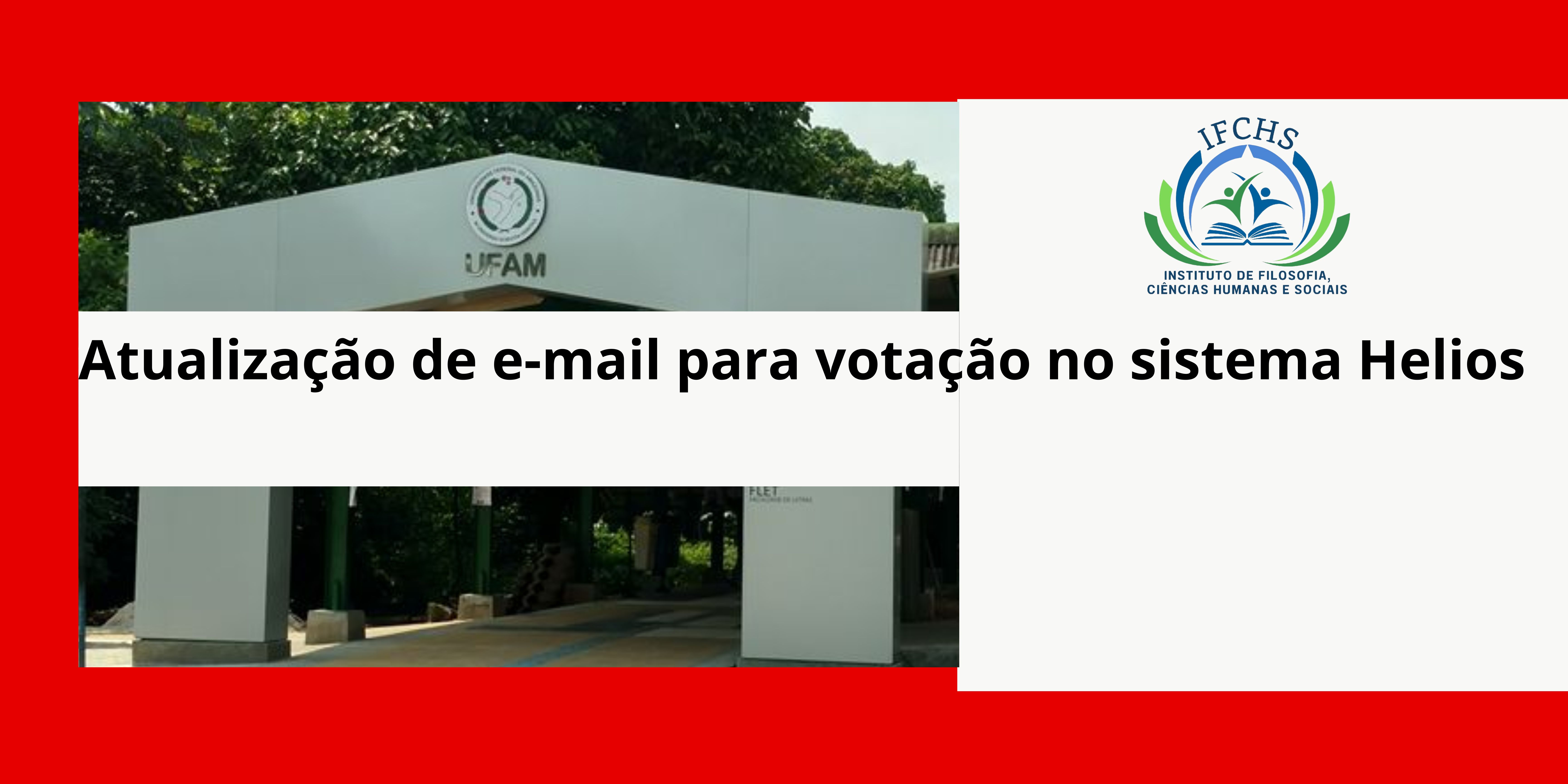 Atualização de e-mail para votação no sistema Helios