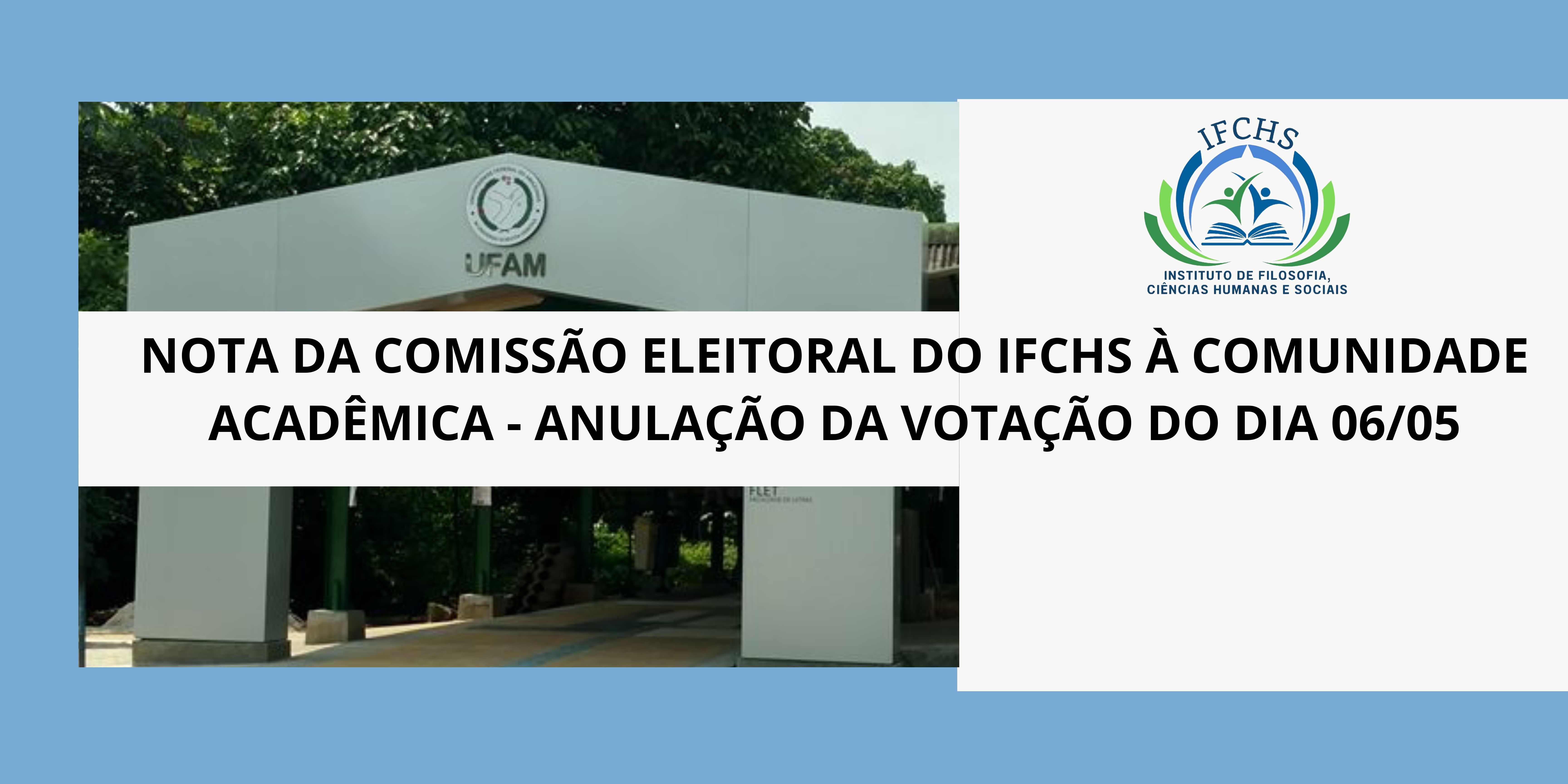 NOTA DA COMISSÃO ELEITORAL DO IFCHS À COMUNIDADE ACADÊMICA